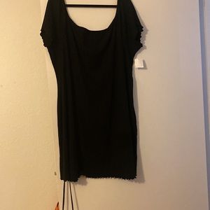 Size 4x Nordstrom  black mini dress. Never worn, tags still on
